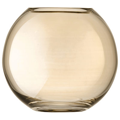 LSA International Polka Vase, H16cm, Sheer Bronze
